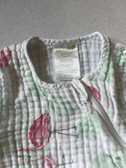 Perlimpinpin 100% Cotton Muslin Sleep Sack, 0.7 TOG, 18-36 months, 18-24 Months (Extra Large)