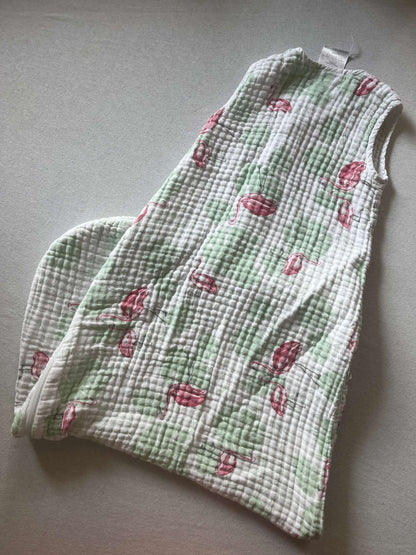 Perlimpinpin 100% Cotton Muslin Sleep Sack, 0.7 TOG, 18-36 months, 18-24 Months (Extra Large)