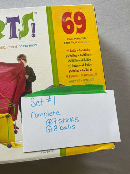 Crazy Forts with extra pieces, set 1 of 2, MSRP: $50.00