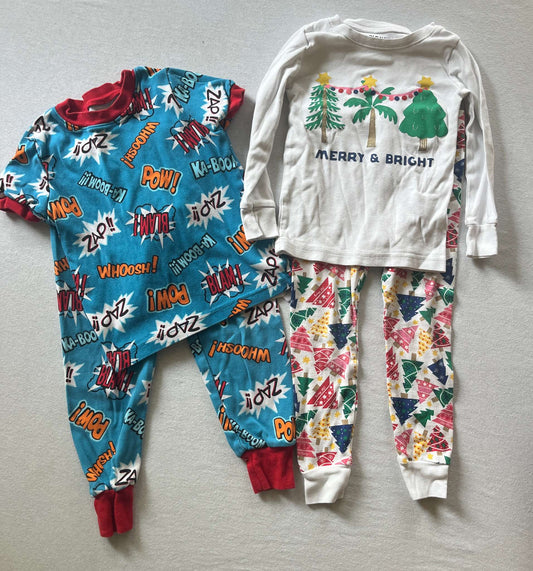 3T Boys Pajama Bundle (Old Navy & Kirkland), Kids 3T