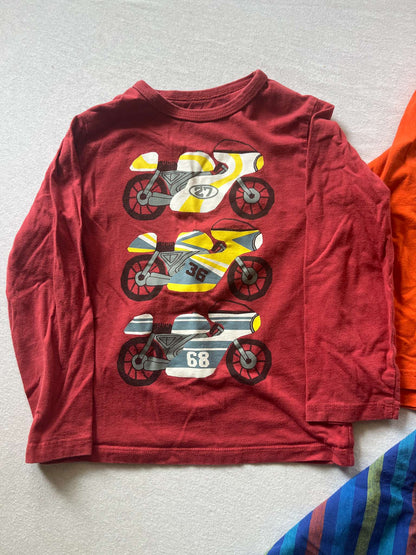 Boys Long Sleeve t-shirt Bundle ( Size 3/4) Pumpkin. Monster & Cars, Kids 4/4T
