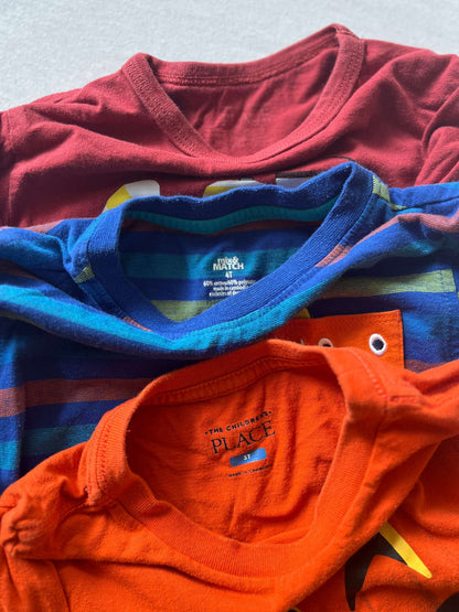 Boys Long Sleeve t-shirt Bundle ( Size 3/4) Pumpkin. Monster & Cars, Kids 4/4T