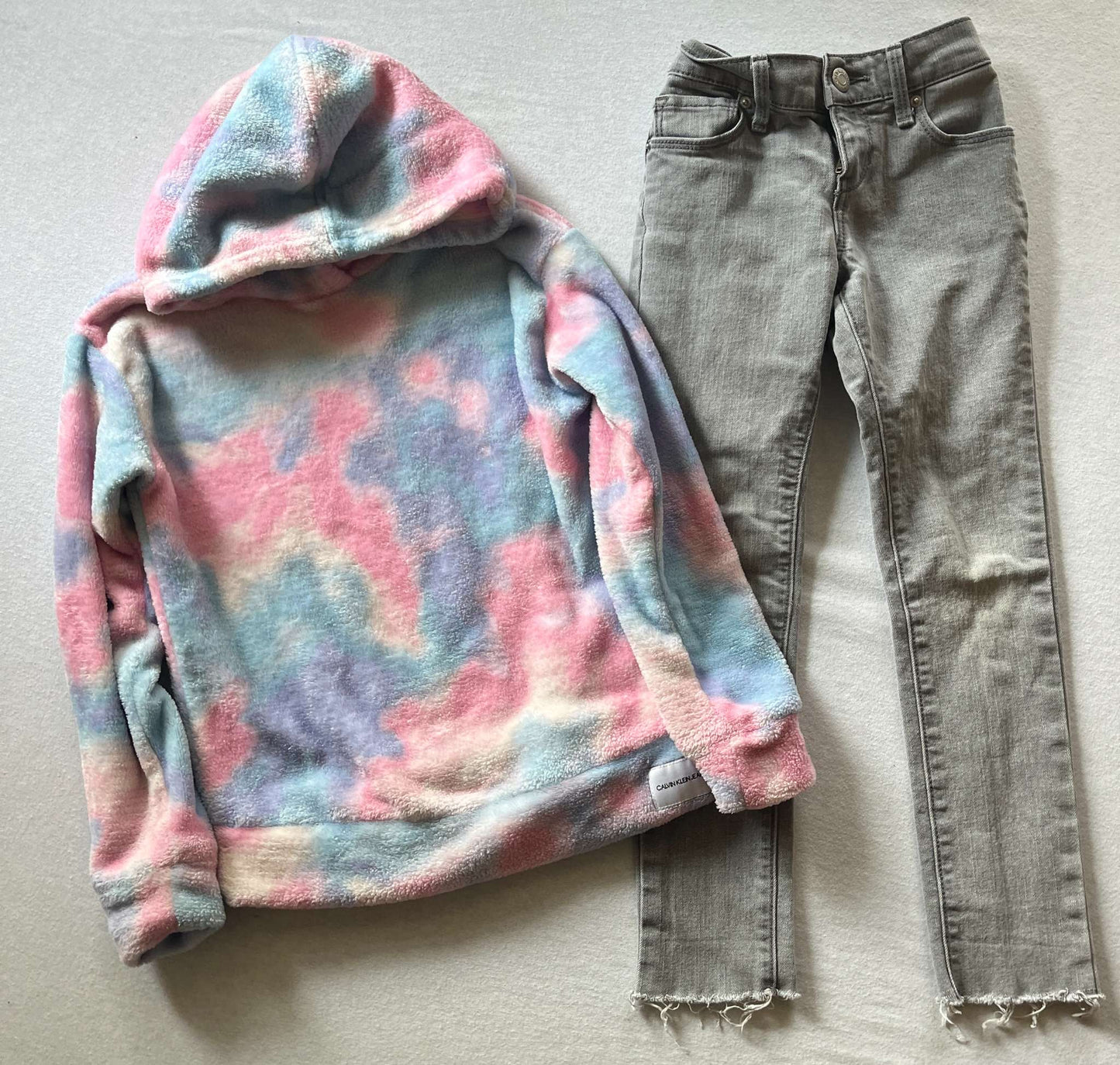 Girls Sweatshirt and Jeans Outfit, Size 7, Kids 7