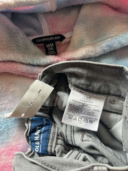 Girls Sweatshirt and Jeans Outfit, Size 7, Kids 7