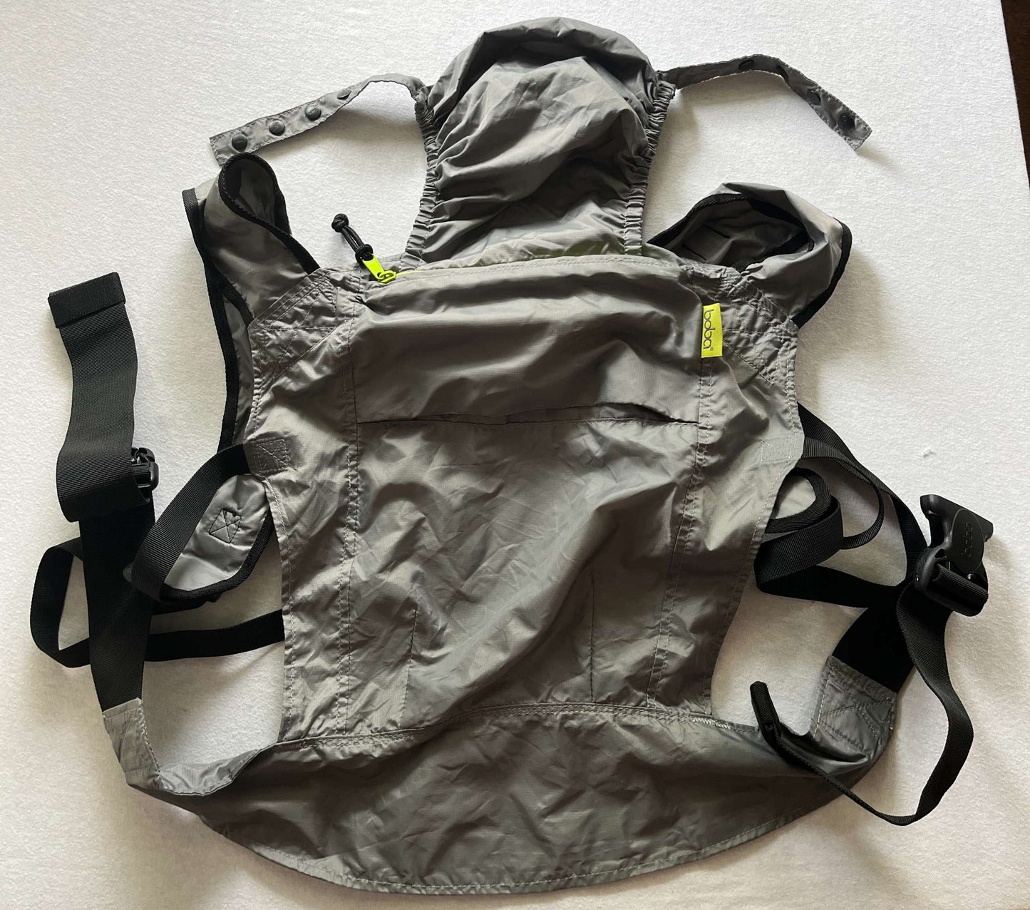 BOBA Grey Lightweight Baby Carrier, MSRP: $90