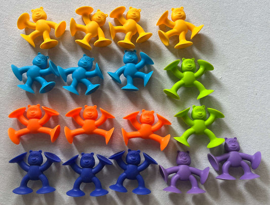 Bear Suction Cup Bath Toy (17 pieces)