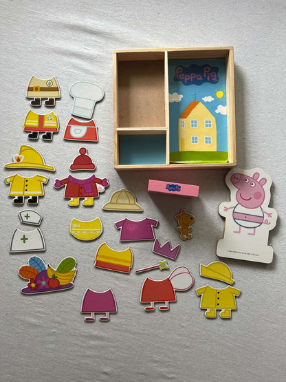 Peppa Pig Magnetic Wooden Dress Up
