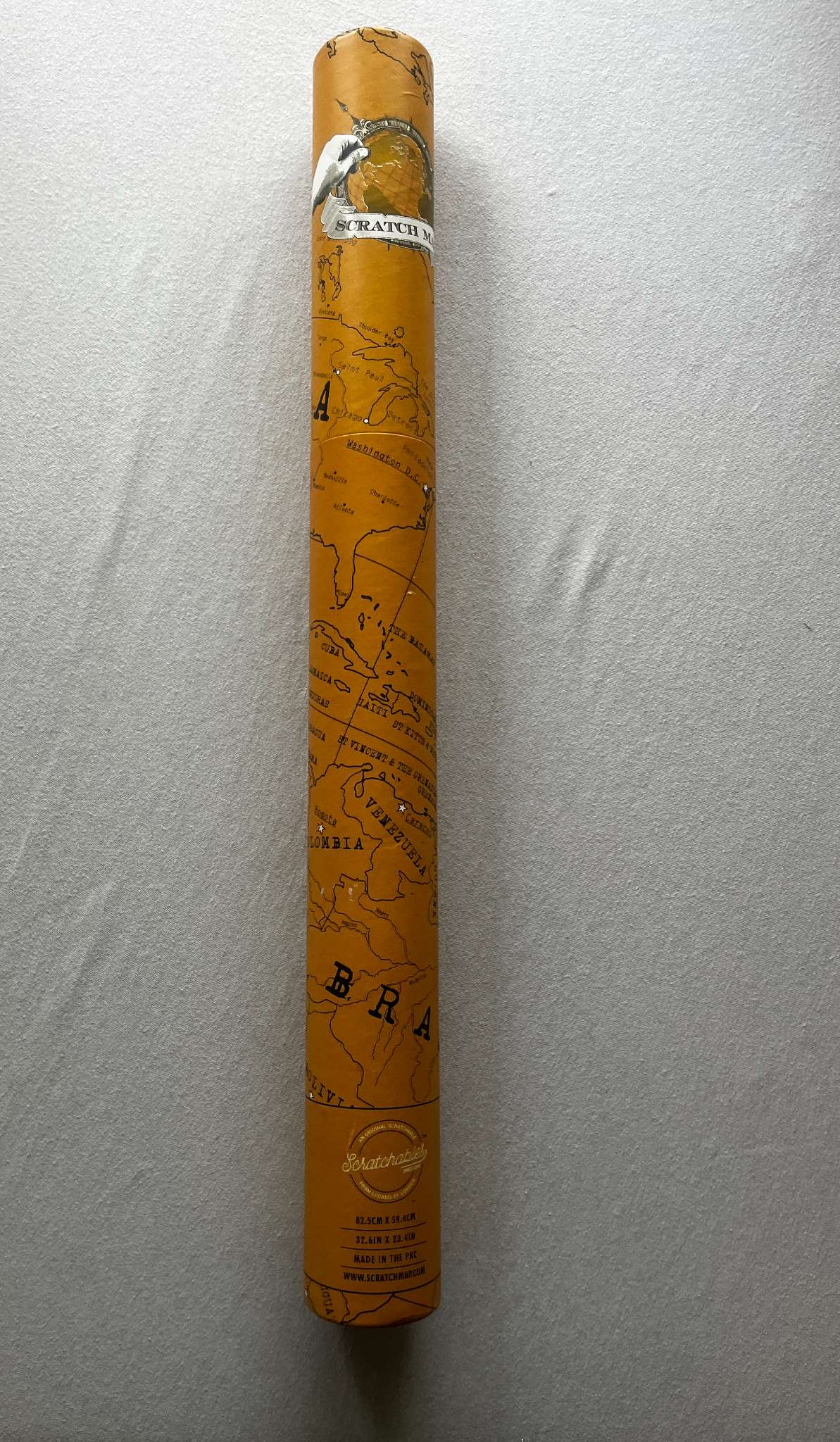 Luckies Scratch Map, MSRP $40.00