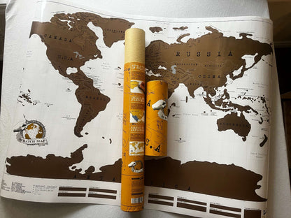 Luckies Scratch Map, MSRP $40.00