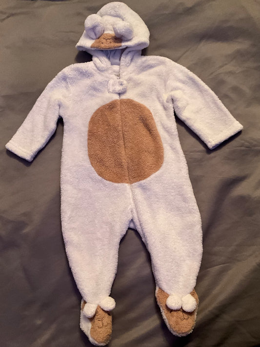 Sleep Suit with Hood, Kids 3 Month (0-3M)