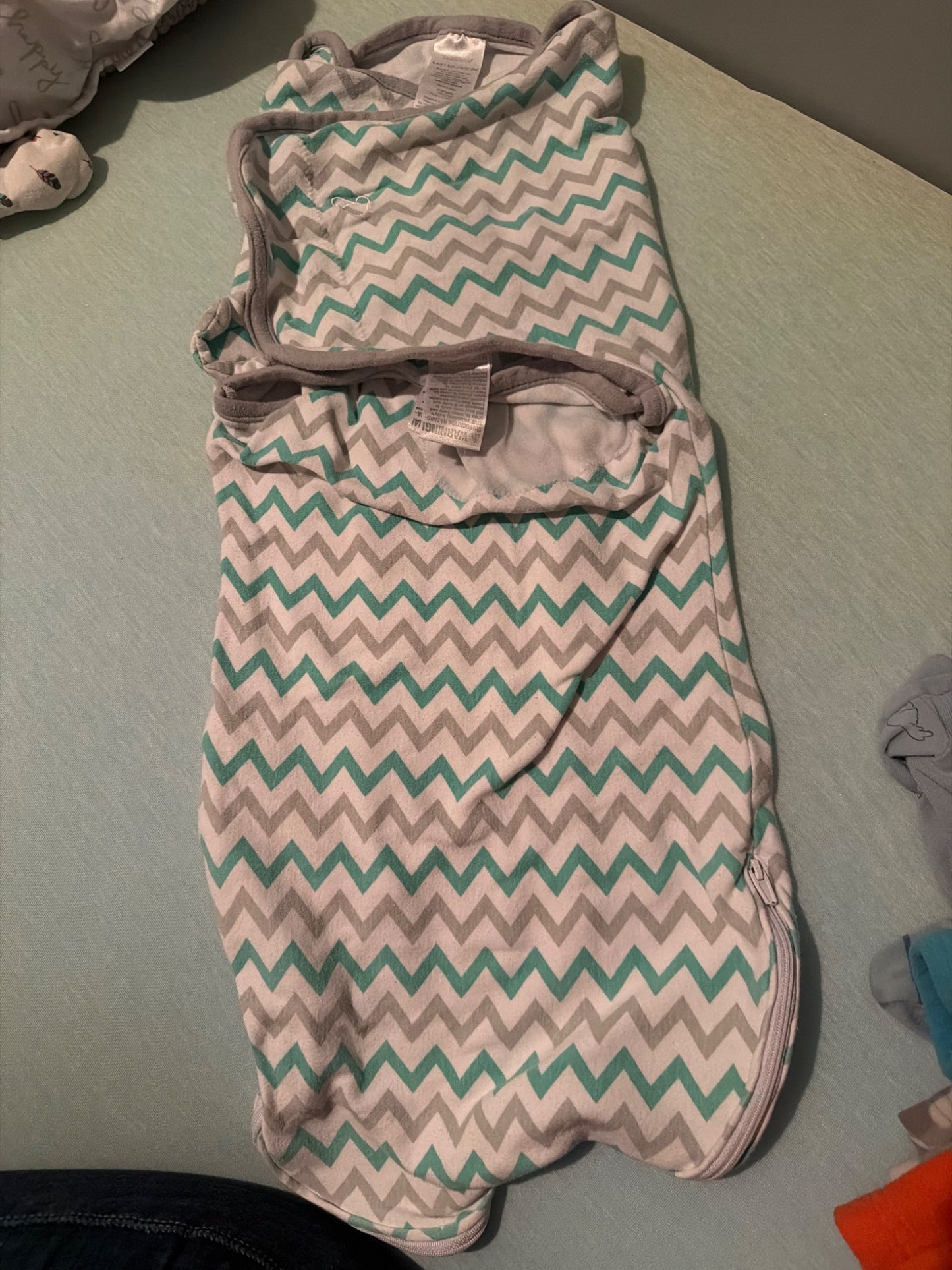 Swaddle me Chevron sleep sack, 6-12 Months (Medium)