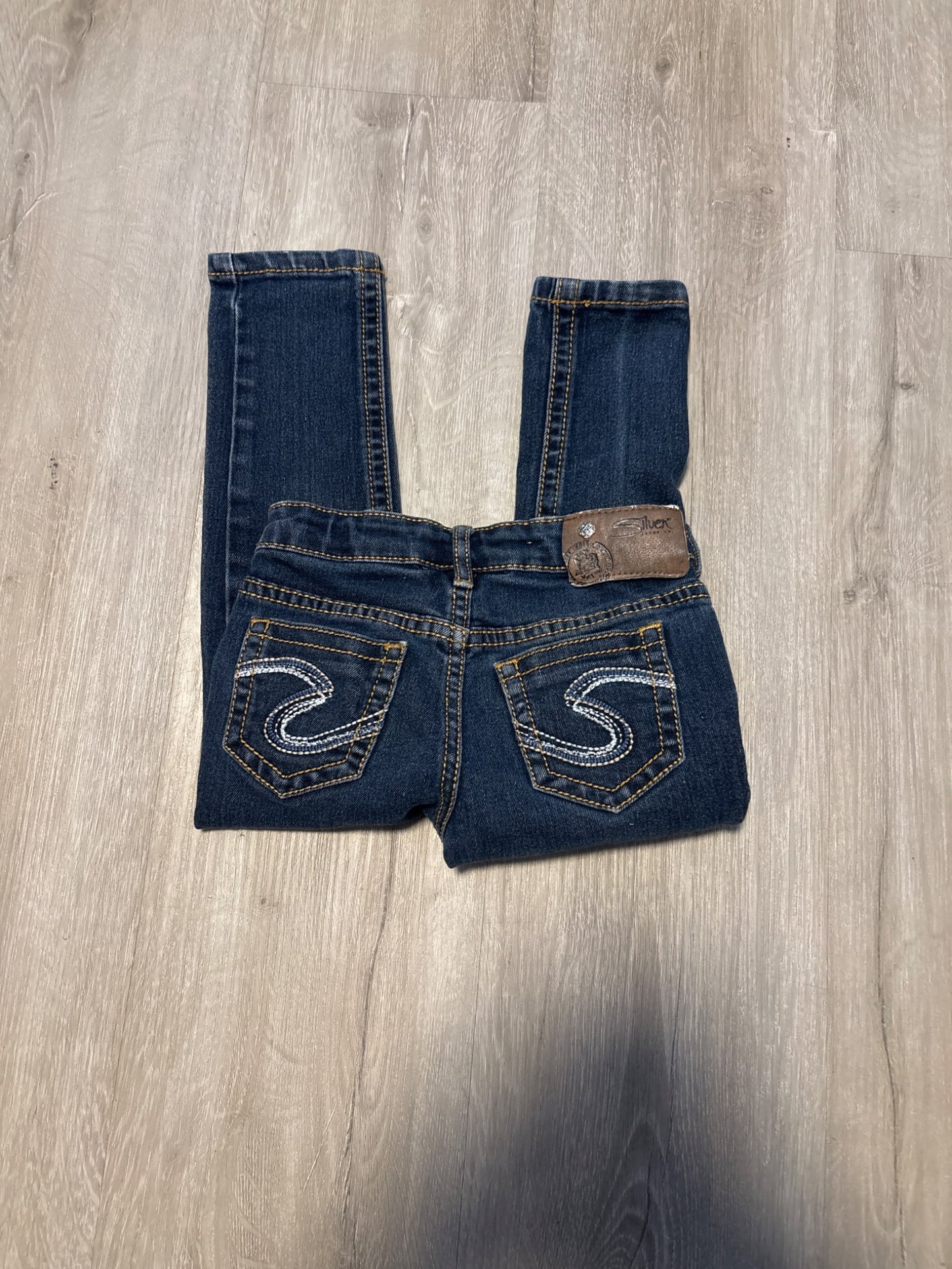Silver Sasha Denim Pants size 3T , Kids 3T