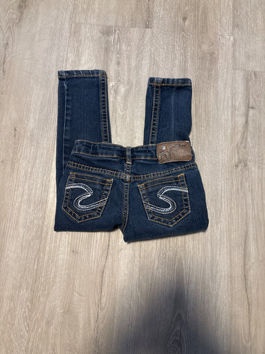 Silver Sasha Denim Pants size 3T , Kids 3T