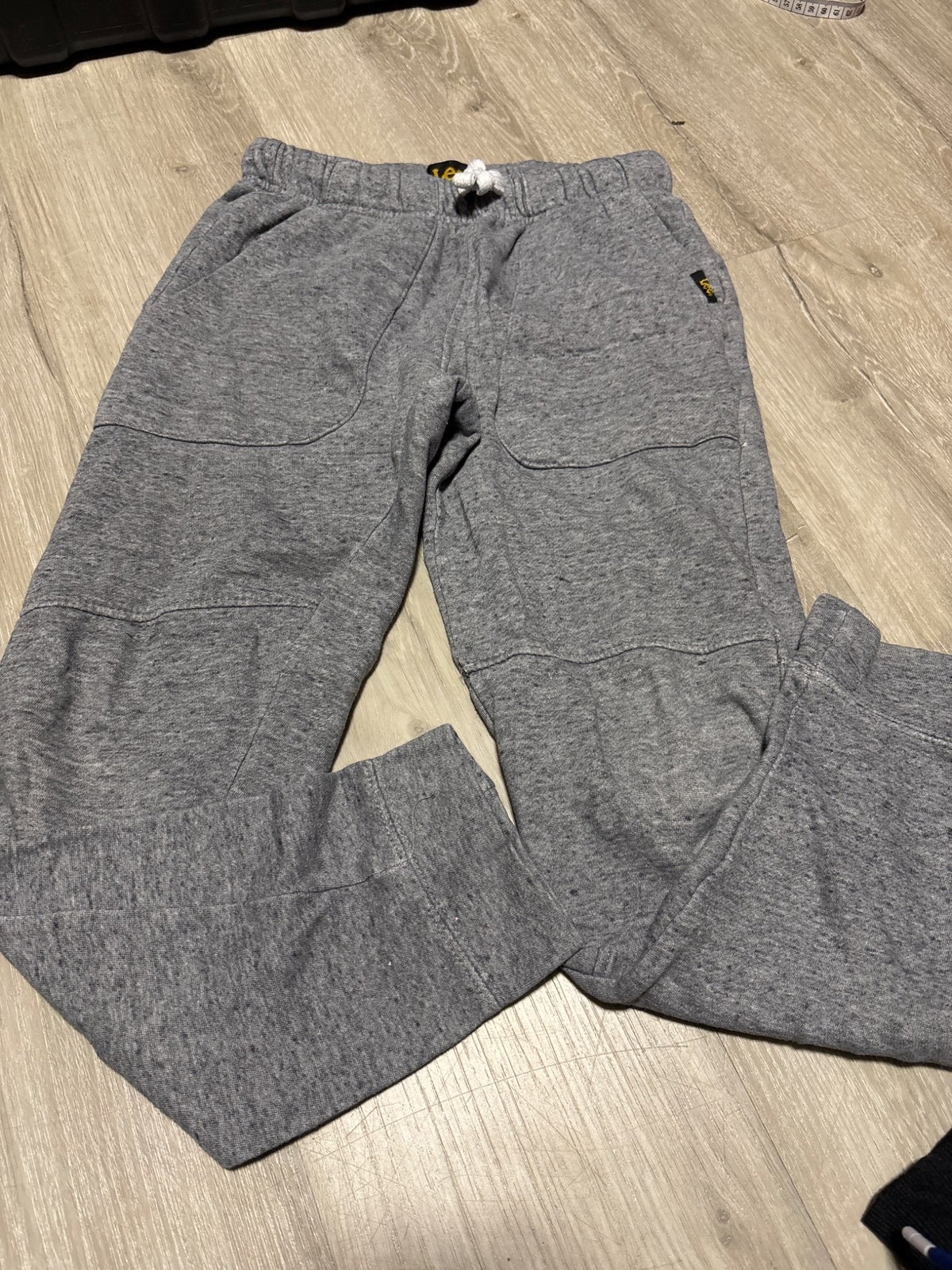 Lee Grey Heathered Sweatpants 10-12, Kids 10
