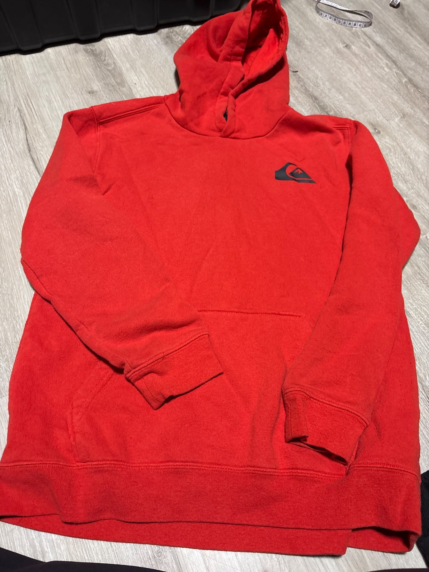 Quicksilver Red Pull Over Hoodie , Kids 14