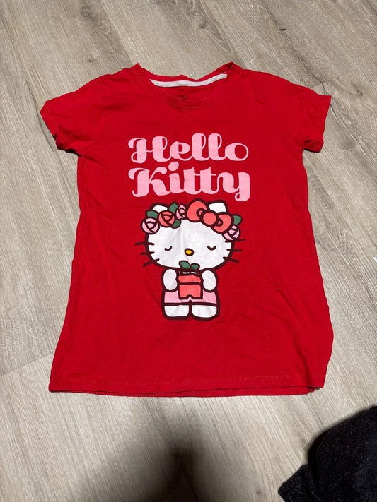 Hello Kitty Red Graphic Shirt 10-12 , Kids 10