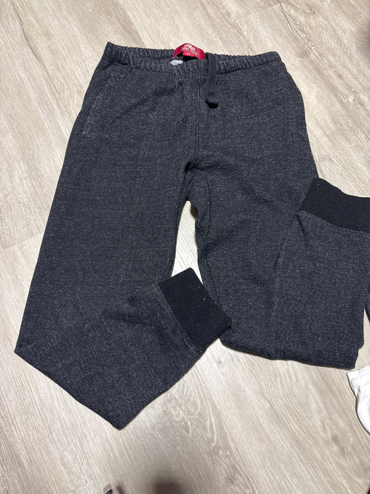 Cabin Fever 10-12 Black Heathered Sweatpants , Kids 10