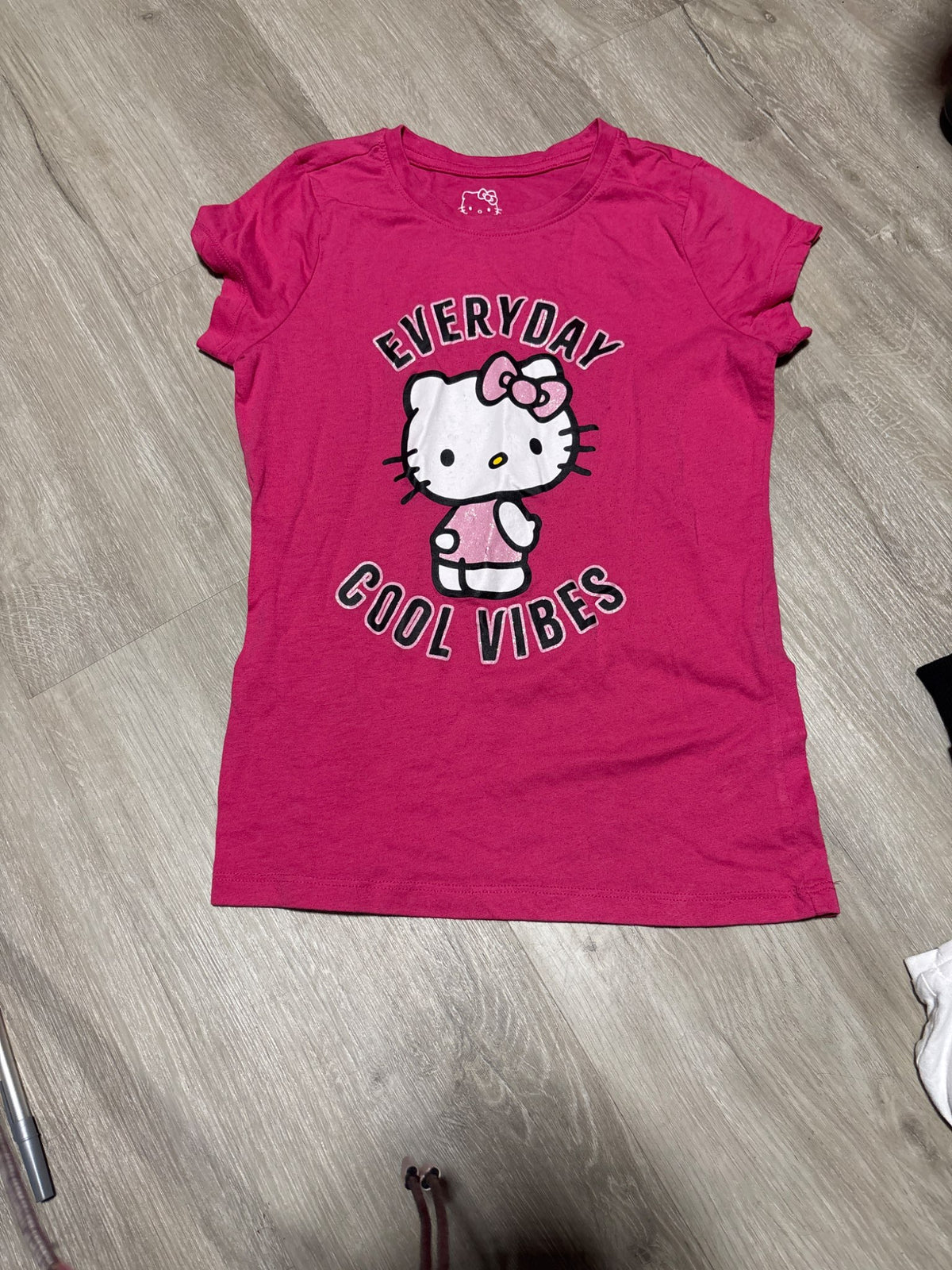 Hello Kitty 10-12 Pink Shirt with Graphic , Kids 10