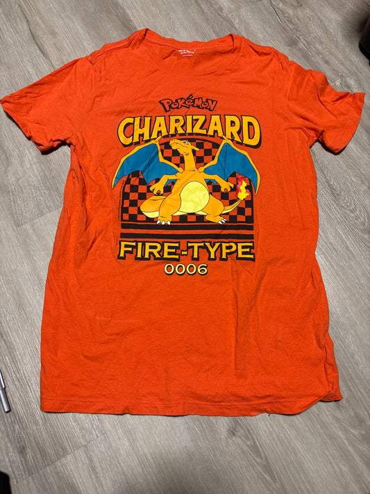 Old Navy Pokemon Charizard Orange Shirt 18, Kids 18