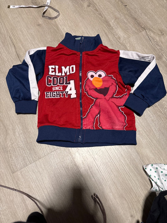 Sesame Street 2T Elmo Zip Up Sweater , Kids 2T