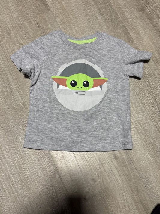 Starwars 2T Graphic Grey Shirt , Kids 3T
