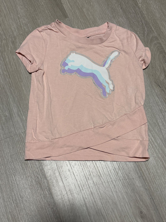 Puma 2T Pink Graphic Shirt , Kids 2T