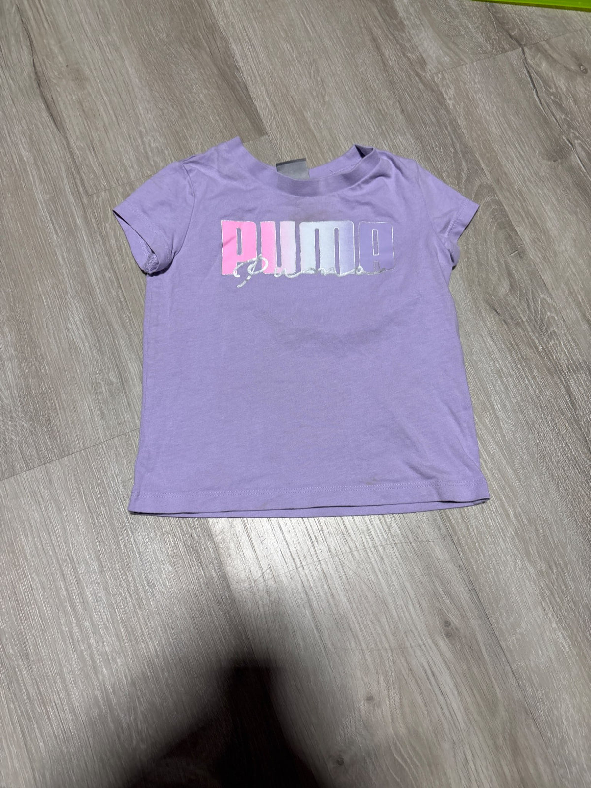 Puma 3T Purple Graphic Shirt, Kids 3T
