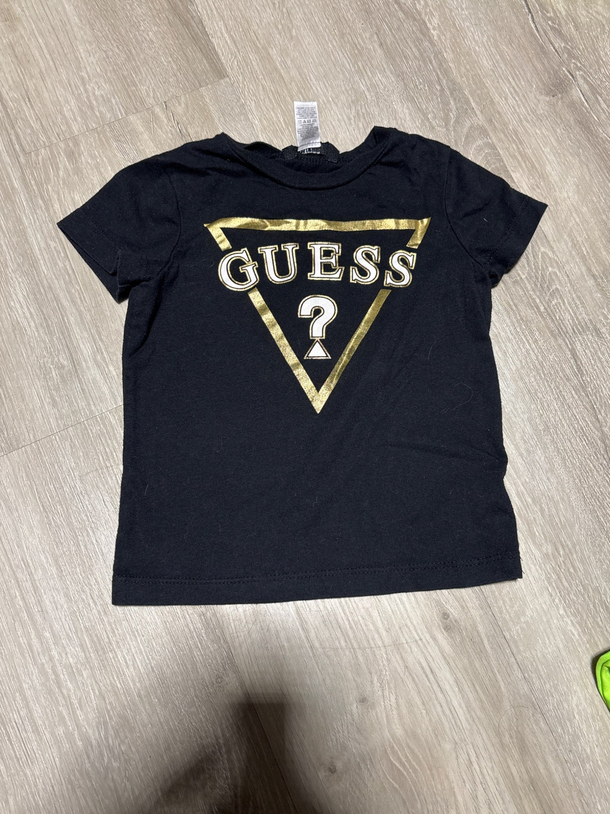 Guess 3T Black Graphic Shirt , Kids 3T