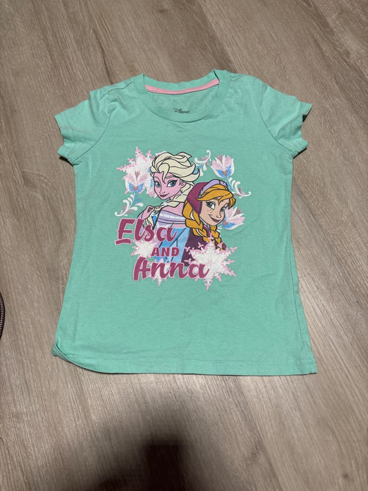 Disney Frozen Mint Green Shirt Small , Kids 6/6X