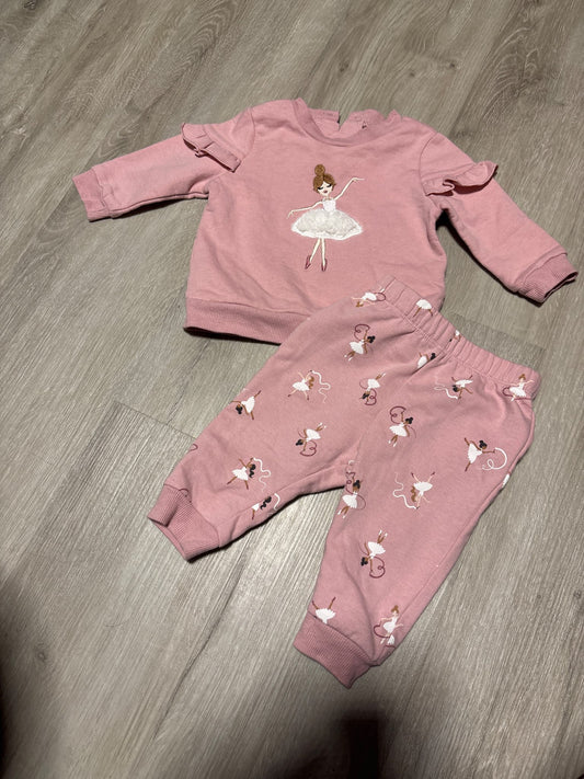 Petit Lem Ballerina Matching Set 6M, Kids 6 Month (3-6M)