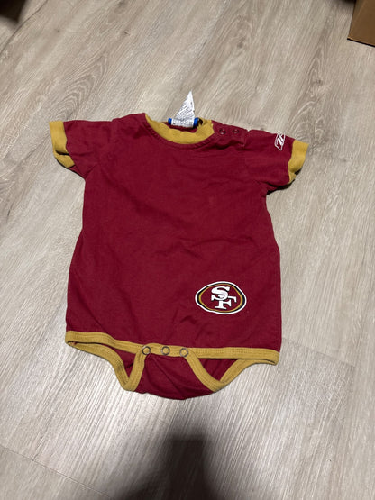 NFL SF Oniese with Football on Back 18M, Kids 18 Month (12-18M)