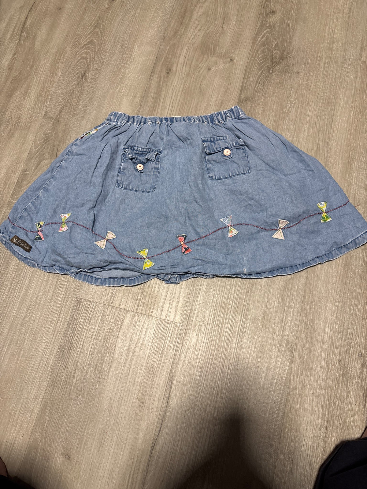 Matilda Jane Denim Like Kite Skirt size 8, Kids 8