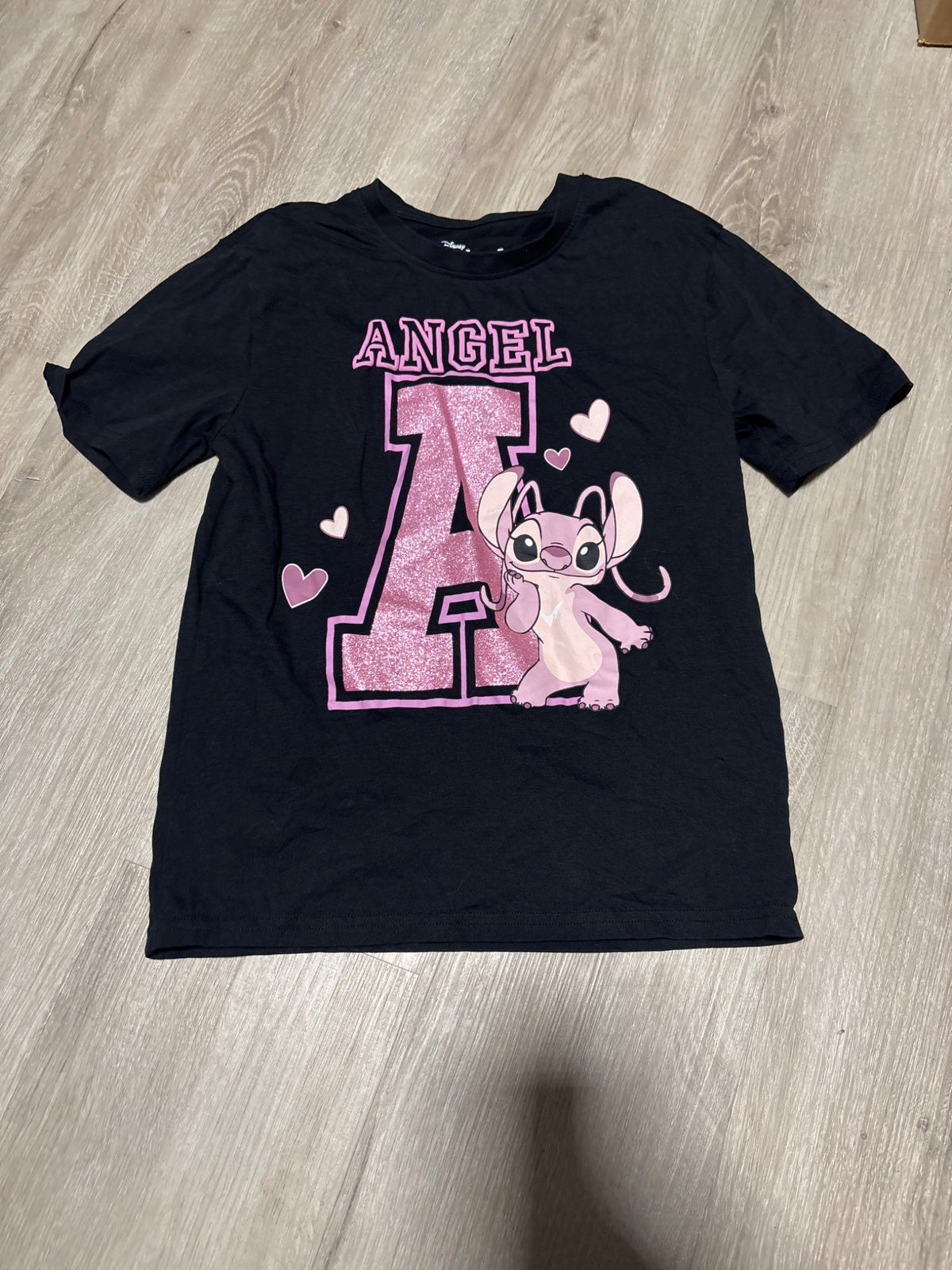 Disney Stitch Angel 11-12 Black Shirt , Kids 12