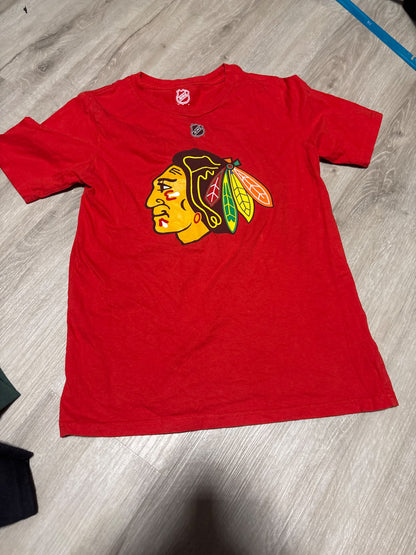 NHL Chicago Blackhawks Short Sleeve Shirt 14-16, Kids 14