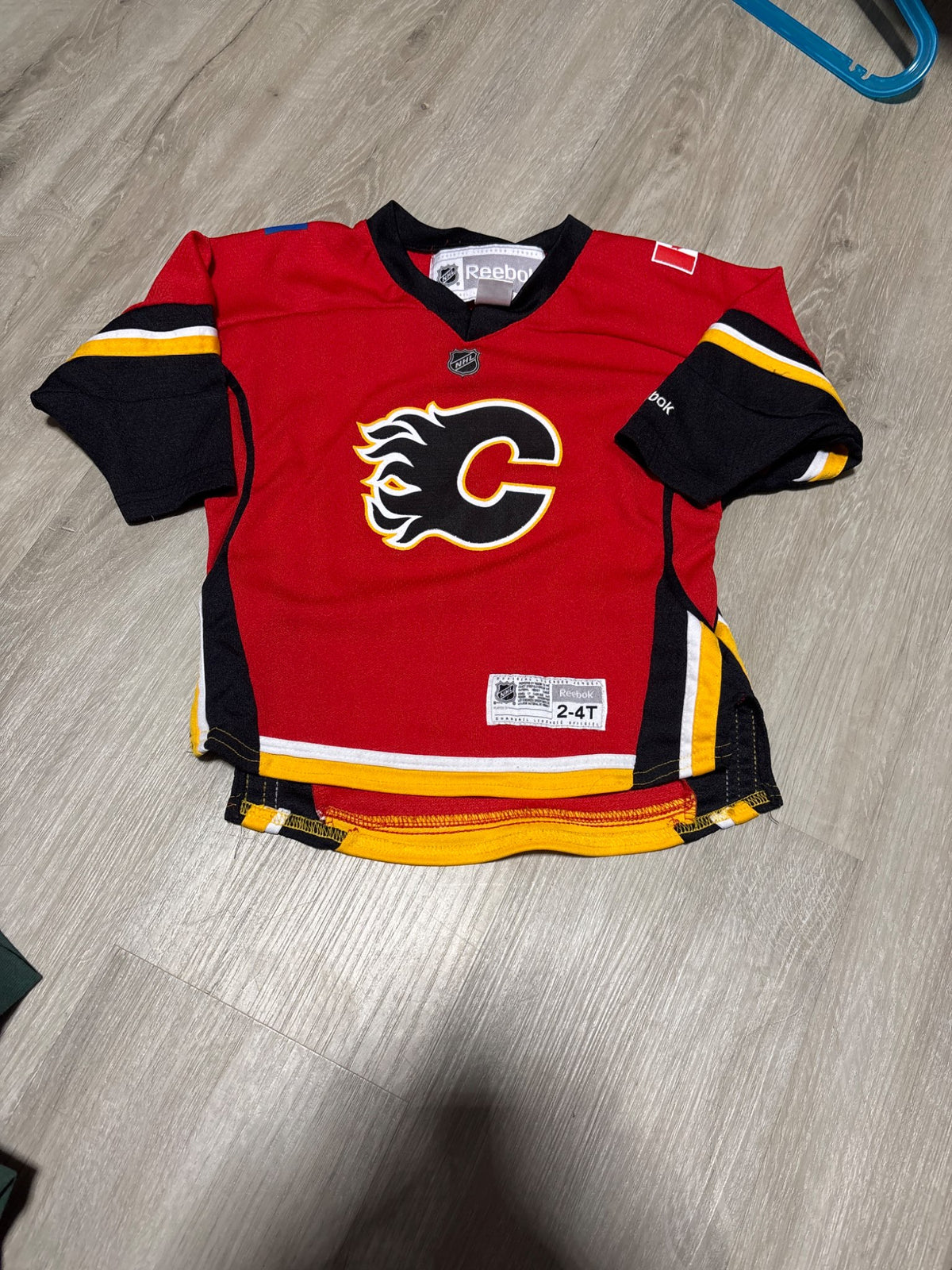 NHL Calgary Flames 2 to 4 years jersey, Kids 2T