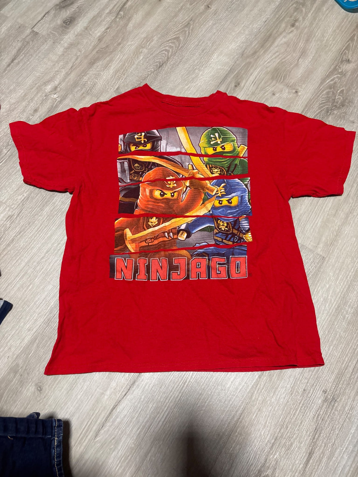 Lego Red Short Sleeve Shirt Size XL , Kids 14