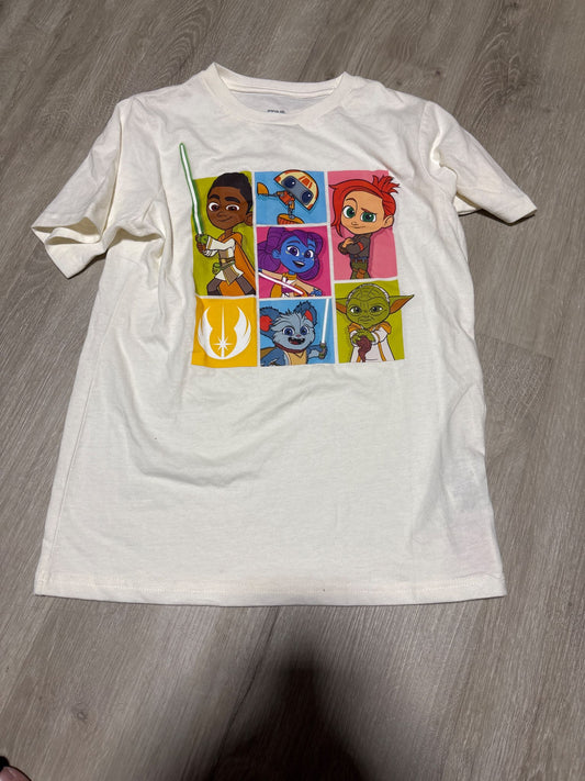 Star Wars White Character Shirt 10-12, Kids 10