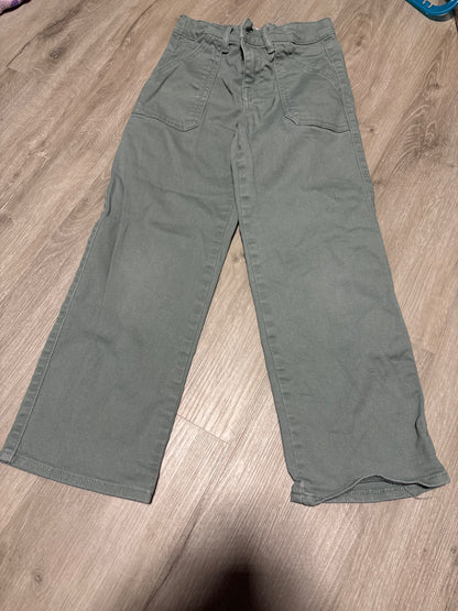 Levi’s Relaxed Straight Carpenter Green Jeans 7, Kids 7