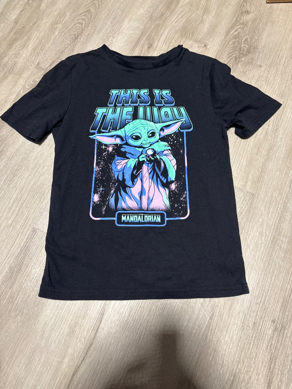 Star Wars “This is the Way” Black Shirt Size 7-8, Kids 7