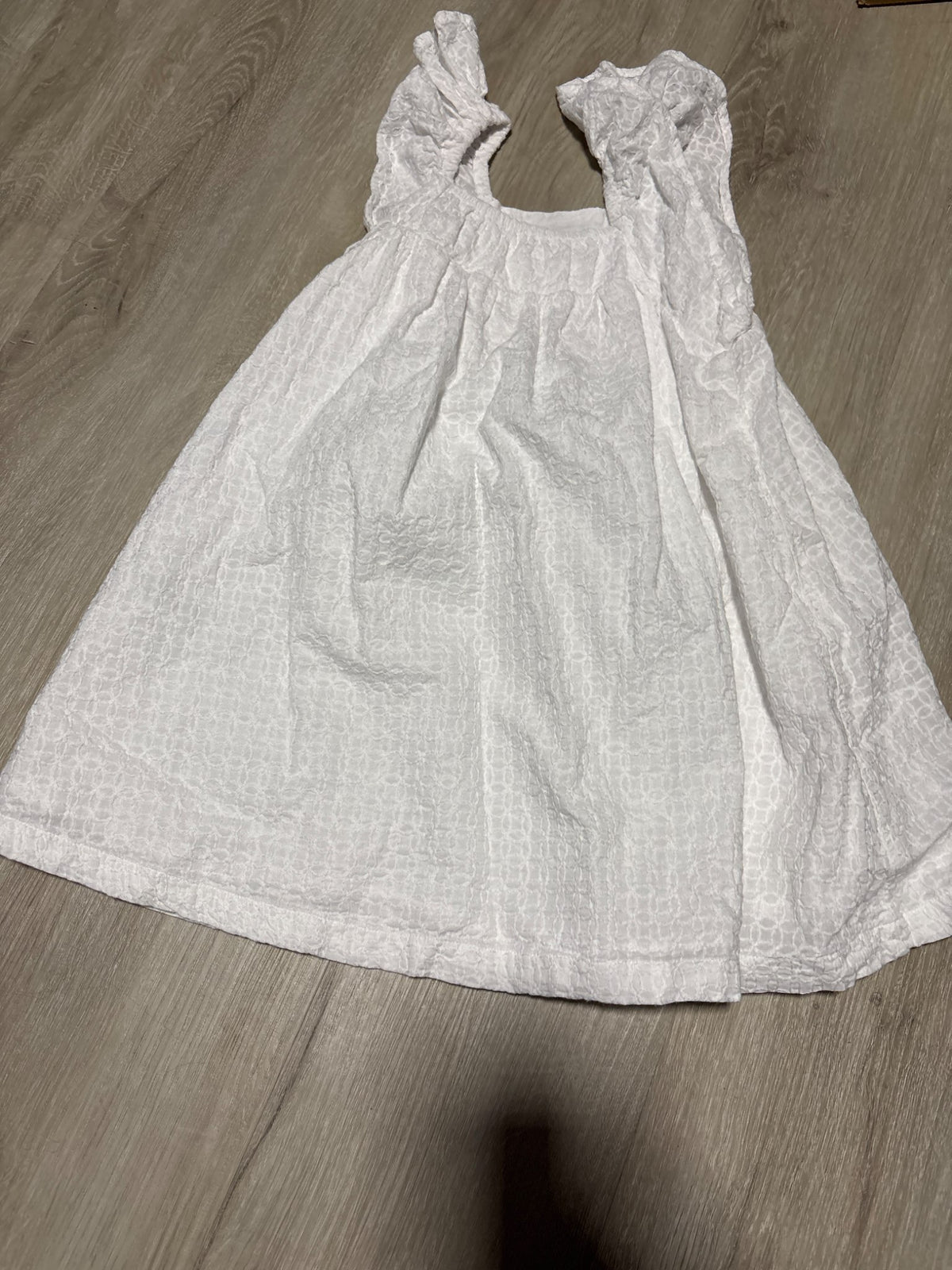 Rise Little Earthling White Floral Dress 3-4, Kids 3T