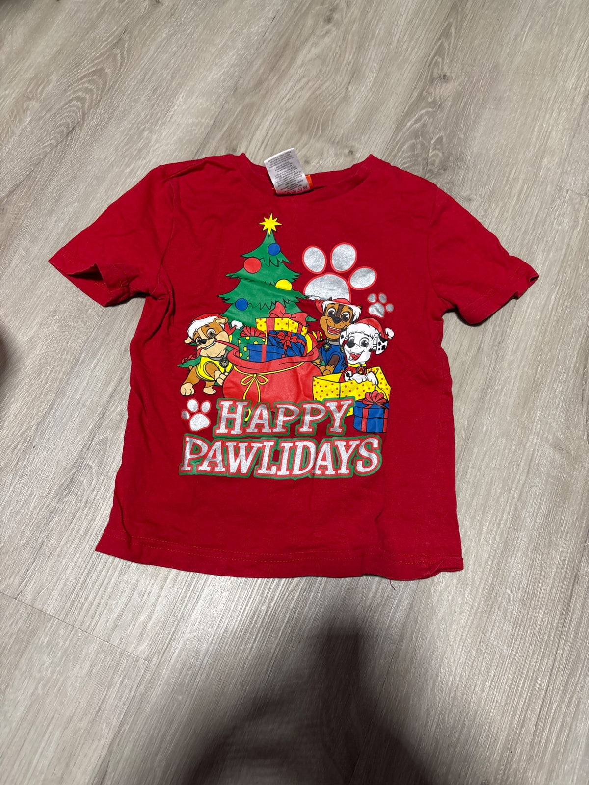 Nickelodeon Paw Patrol Christmas Shirt 4-5, Kids 4/4T