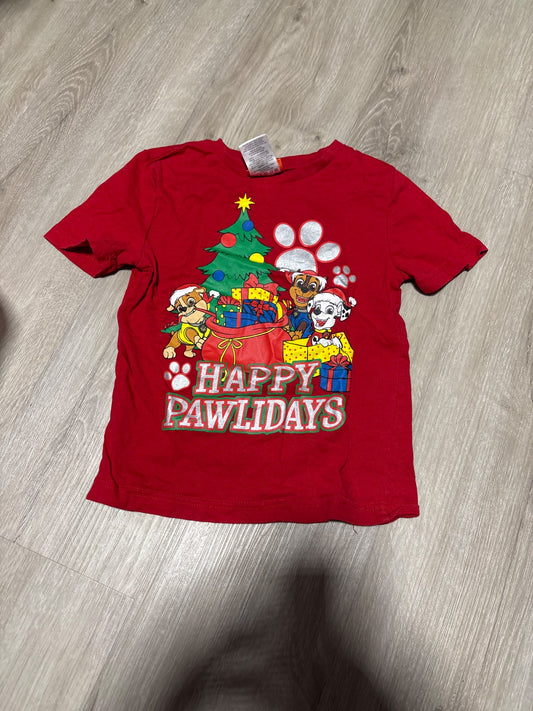Nickelodeon Paw Patrol Christmas Shirt 4-5, Kids 4/4T
