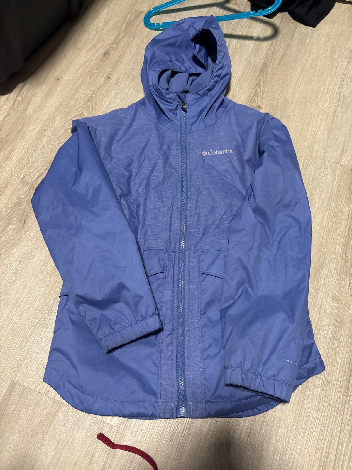 Columbia Blue Windbreaker Size 10-12 , Kids 10