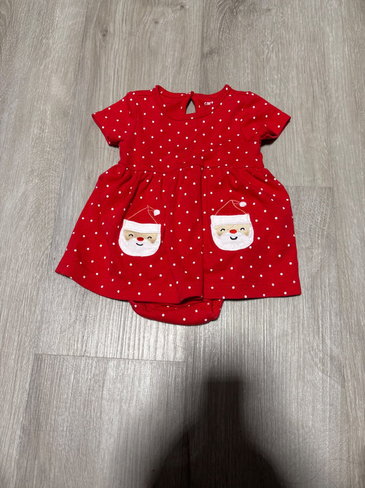 Carters Christmas Dress 3M , Kids 3 Month (0-3M)