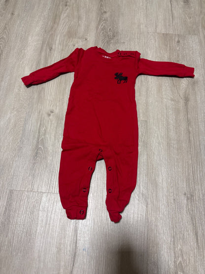 Little Blue House Red Moose Romper 6-12M, Kids 12 Month (9-12M)