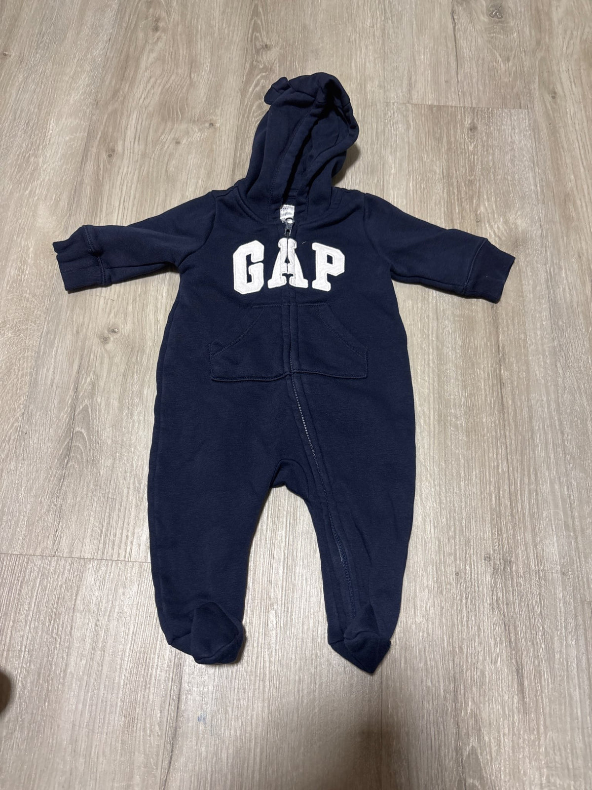 Baby Gap Navy Blue Jumpsuit 0-3M, Kids 3 Month (0-3M)