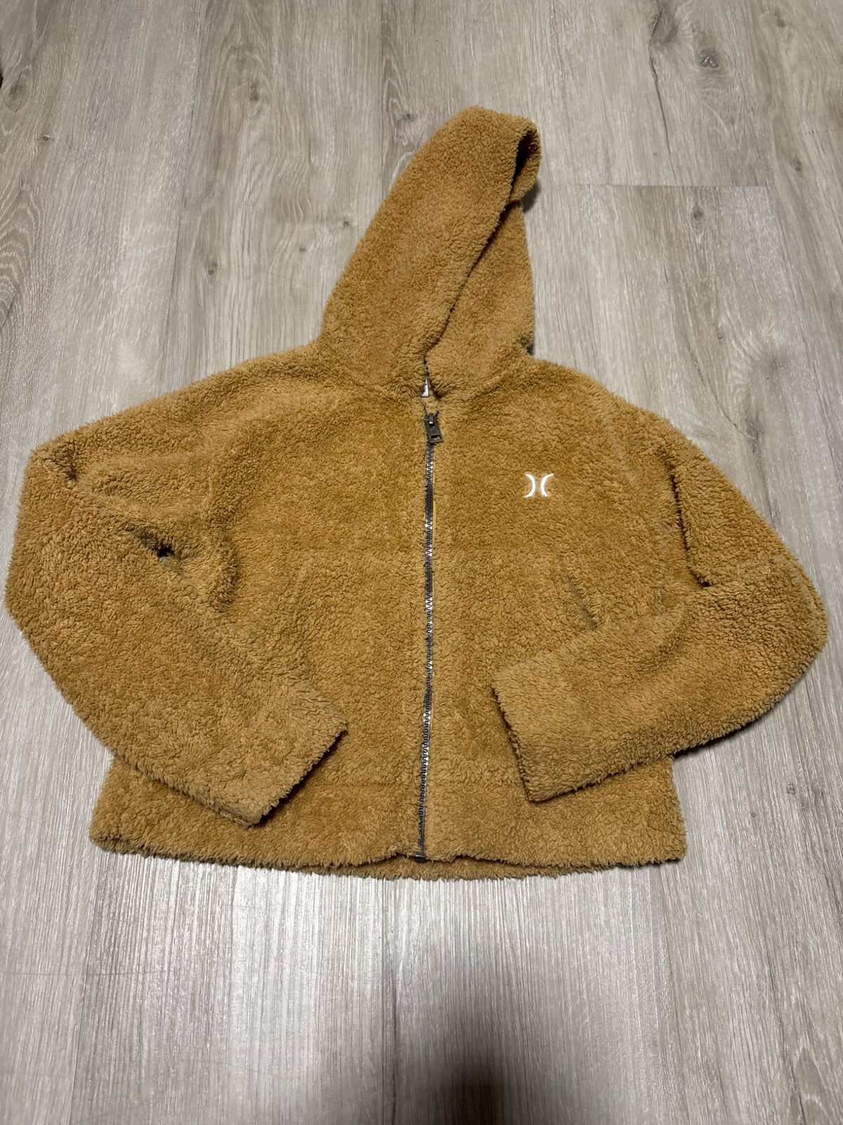 Hurley Brown Serpa Sweater 8-10, Kids 8