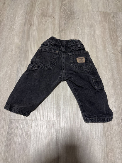 Wrangler Black Denim Jeans 12M, Kids 12 Month (9-12M)