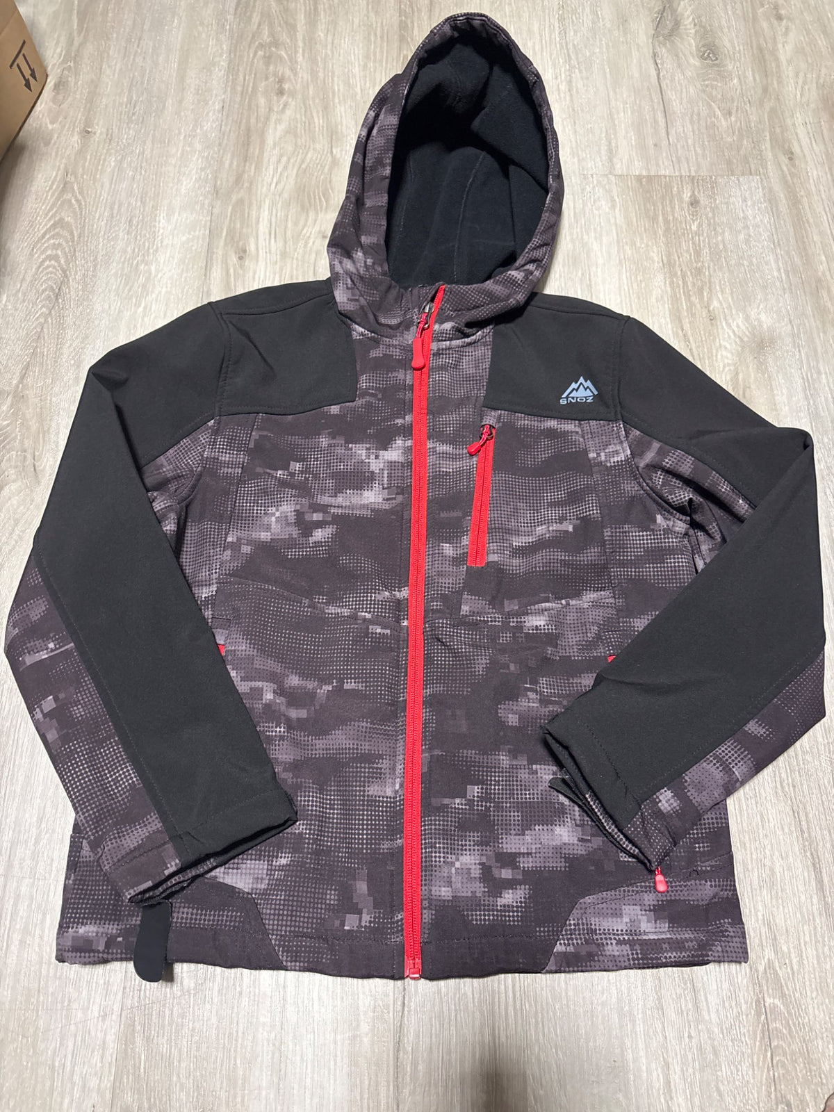Snozu Black and Grey Fall Jacket 10-12, Kids 10