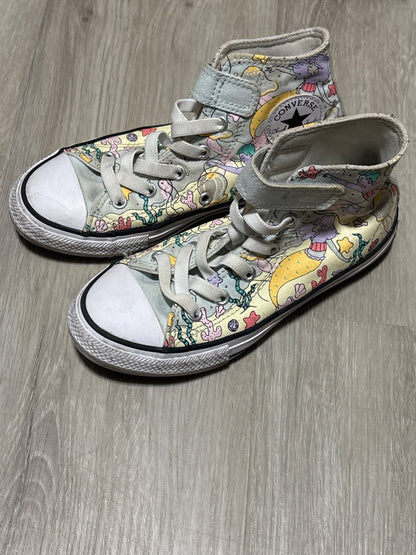 Converse Mermaid High Tops with Velcro 1, Shoes 1 (Kids:4-8yr)